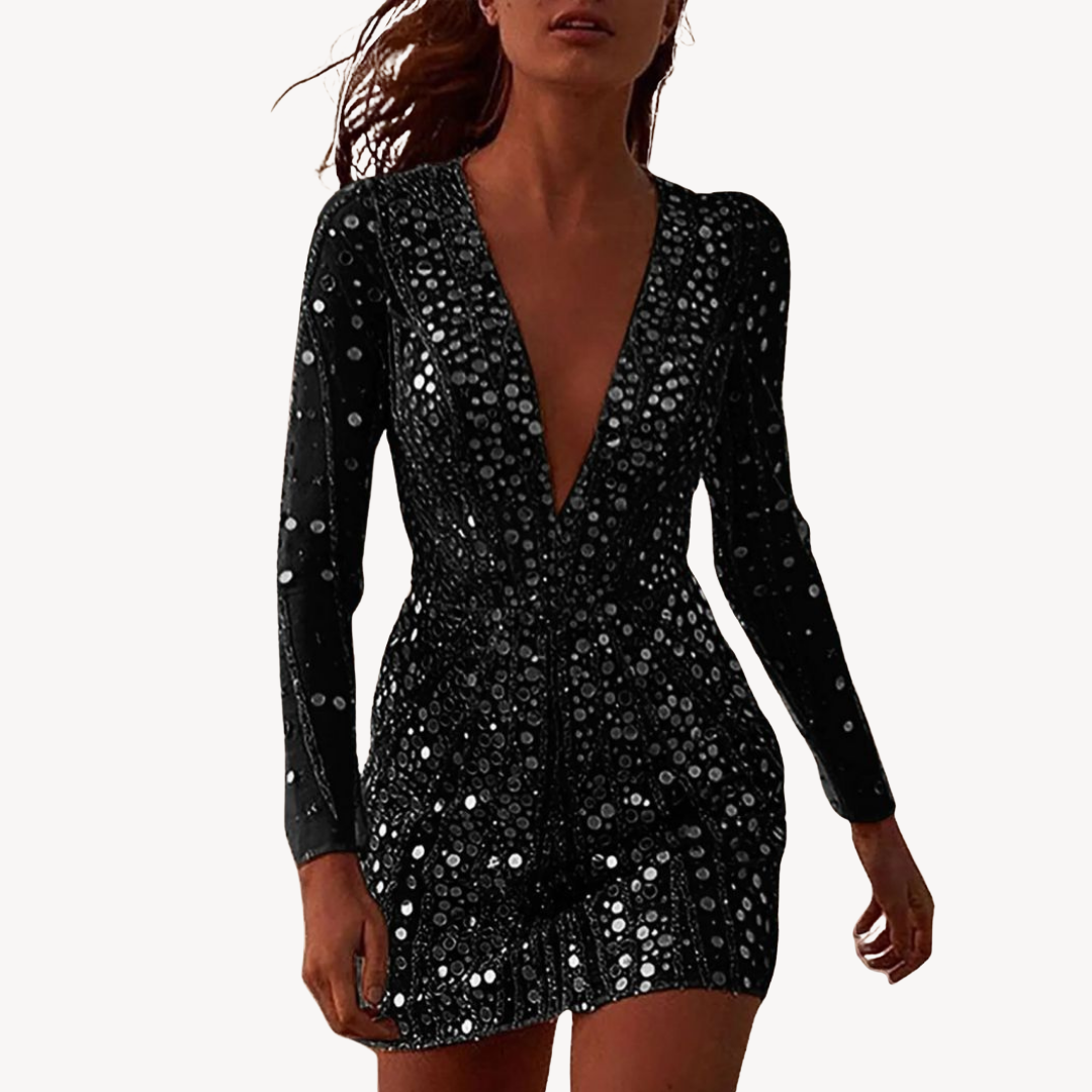 Abito Donna Paillettes Lungo