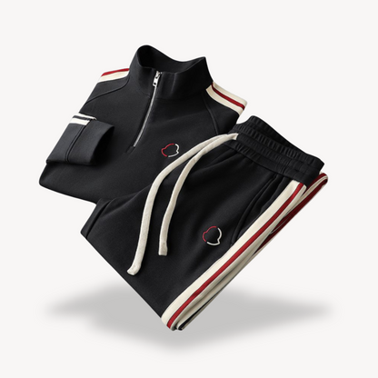 Tuta Uomo Con Zip e Strisce