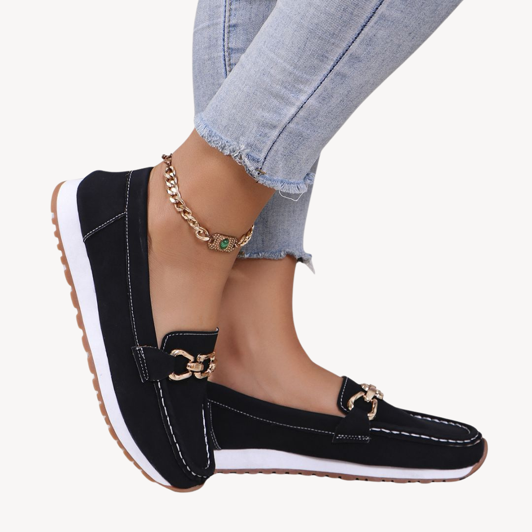 Scarpe ortopediche da donna con catena