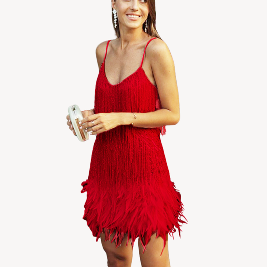 Abito donna con dettaglio decorativo