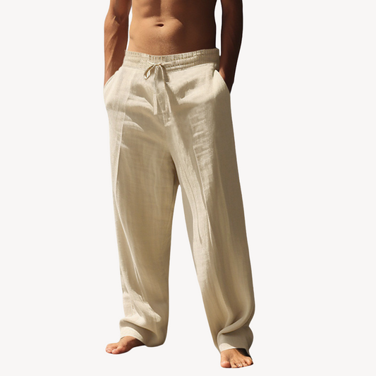 Pantaloni Uomo Lini