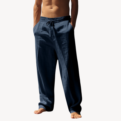 Pantaloni Uomo Lini