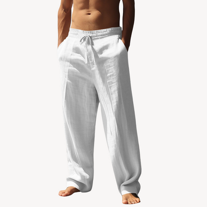 Pantaloni Uomo Lini