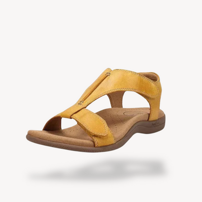 Sandali ortopedici da donna in pelle